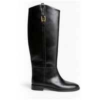 corina zapatos de tacon bota montar plana para mujer