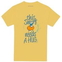 the smurfs camiseta this smurf needs a hug para mujer