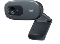 webcam - logitech c270 hd 720p 3 mp microfono integrado con reduccion de ruido correccion iluminacion clip universal windowsmac negro