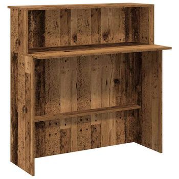 Mostrador De Recepción Madera Vieja 100x50x103,5 Cm