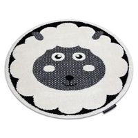 alfombra infantil moderna joy circulo sheep oveja para ninos - estru circulo 160 cm