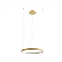 lampara colgante led rio oro 30w