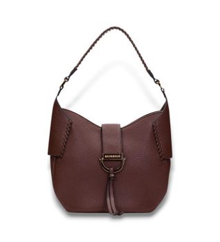 Hispanitas para mujer. BI254147 Bolso Magnet Redondo marrón (OSFA), Casual, Poliuretano