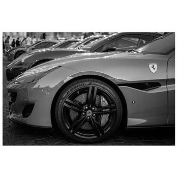 Legendarte - Cuadro Lienzo, Impresión Digital - Coches De Carrera No. 1 - Decoración Pared Cm. 60x90