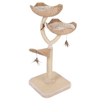 Flower Cat Tree - Cream