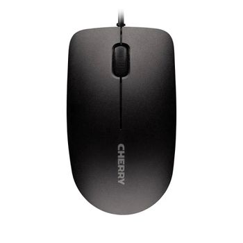 Cherry MC 1000 Optical Mouse, wired with 3 buttons and 1200 DPI resolution, ambidextrous design, ideal for office and universal use, certified CE. Perfect for those seeking a reliable PC mouse for