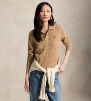 polo ralph lauren para mujer 211972132002 jersey polo de lana y cachemira marron xs casual