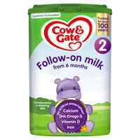 cow  gate 2 follow on baby milk formula powder 6-12 months