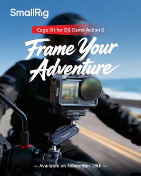 SmallRig Osmo Action6 Accesorios Jaula / Kit de filtro ND / Kit protector de pantalla de vidrio templado para DJI OSMO Action 6