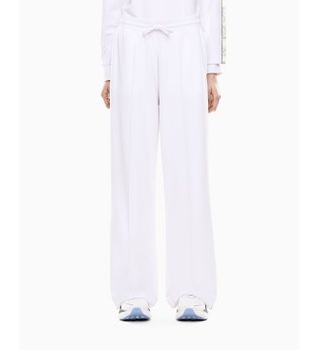 EA7 para mujer. 7W001155_AF12501 Pantalón Natural Ventus blanco (S), Casual, Poliéster Reciclado