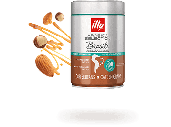Café en grano - Illy Arábica Selection, Brasil, Notas de Caramelo, 250 g