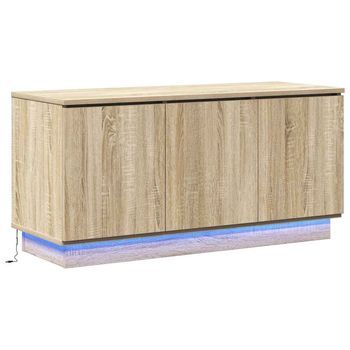 Mueble De Tv | Mueble De Salón | Gabinete De Tv Roble Sonoma 100 X 38 X 49 Cm Madera De Ingeniería
