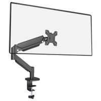 mars gaming marm-pro1 soporte de monitor con muelle de gas para pantallas hasta 32r movimiento articulado 360 y regulable en altura compatible con vesa 75x75 y 100x100 brazo de monitor negro o