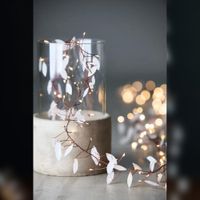 leaf cluster string lights