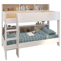 litera infantil mouse 90x200 cm dormitorio juvenil en color blanco mate