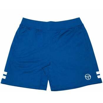 Sergio Tacchini Short New Orion Shorts Mykonos Blue/Gardenia para hombre