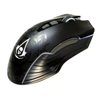 Lexip UBXLXMS0004 Ratón Gaming Inalámbrico 3600 DPI Negro RGB 6 Botones