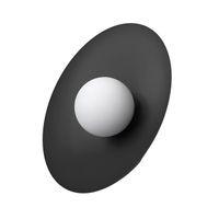 aplique de pared buli negro