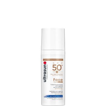 Ultrasun  Crema Facial Solar con Color SPF50+ (varios tonos) - Honey