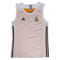 camiseta reversible real madrid baloncesto adidas naranja