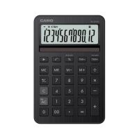 calculadora casio ms-200dq escritorio 12 digitos bateriasolar negro