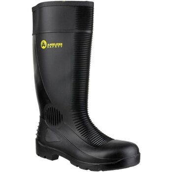 Amblers Safety Botas de agua FS100 Safety Black Wellingtons para hombre