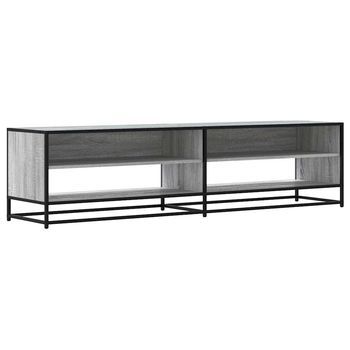 Mueble De Tv | Mueble De Salón | Gabinete De Tv Madera De Ingeniería Gris Sonoma 180,5x40x46 Cm