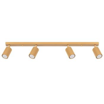 Lámpara de techo dorado aluminio alt. 81 cm