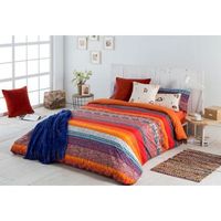cotton artean - funda nordica  indi ii cama de 180  260 x 260 cm   2 fundas de almohada  45 x 110cm algodon 100