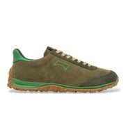 camper para mujer k201885-007 zapatillas de piel drift walk verde 41 plano cordones casual