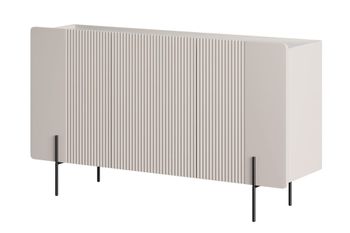Aparador de 3 puertas con pie de metal cachemira 150x87 cm