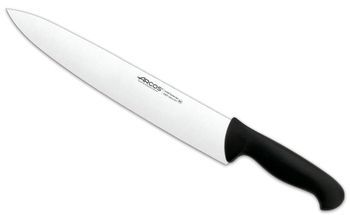 Cuchillo cocinero de acero inoxidable nitrum de 300 mm mango negro