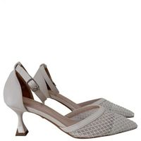 shoes zapatos de tacon salon puntera cristales elegante para mujer