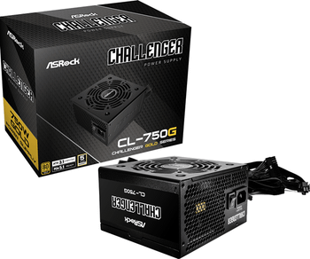 Fuente Alimentación 750W ASROCK Challenger CL-750G 80 PLUS Gold Negro