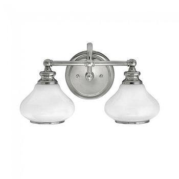 Aplique de pared para baños ainsley (2 luces)
