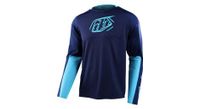 maillot de manga larga troy lee designs sprint icon azul