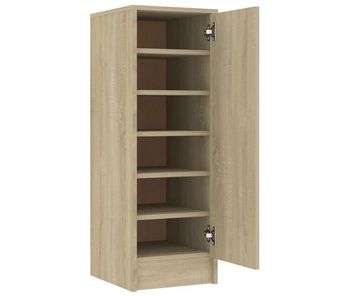 Vidaxl mueble zapatero de aglomerado roble sonoma 32x35x92 cm