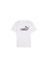 camiseta puma graphics no1 logo t hombre blanco