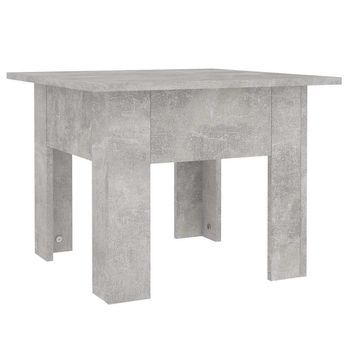 Mesa De Café - Mesa De Centro Madera Contrachapada Gris Hormigón 55x55x42 Cm