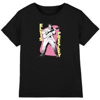elvis presley camiseta pink rock para nina