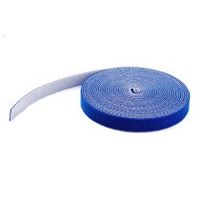 startechcom bobina de 76m de gancho y bucle - tiras reutilizables de gancho y bucle - cinta sujetacables - envolturas ajustables de tela para gestian de cableado - azul