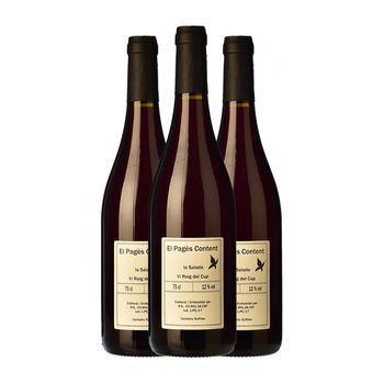 La Salada Vino Tinto El Pagès Content Roble 75 Cl 12% Vol. (pack De 3 Unidades)