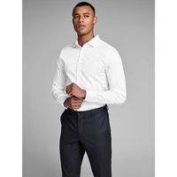 jack  jones camisa manga larga 12097662 parma-white para hombre