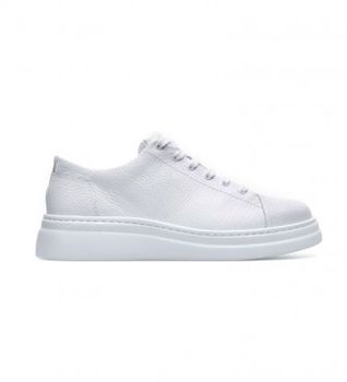 Camper para mujer. K200508-041 Zapatillas de piel K200508 blanco (40), Plano, Cordones, Casual