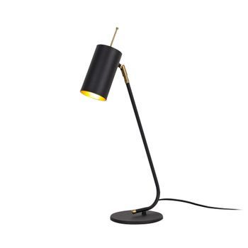Lámpara De Mesa Sivani-mr-611 Oro Negro Hierro 8x26x55 Cm