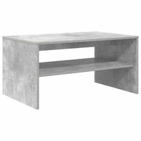 mesa de cafe gris concreto 80 x 50 x 40 cm madera de ingenieria vidaxl