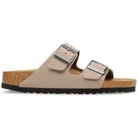 birkenstock sandalias arizona birko-flor regular - gray taupe para mujer
