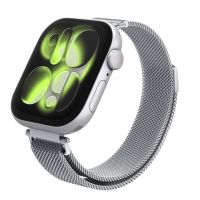 correa de reloj spigen wbm4 acero inoxidable plata apple watch 40-42mm