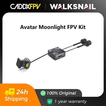 CADDX Walksnail Kit de luz de luna 4k/60FPS FOV 160 °   Cámara HD Startlight, compatible con flujo giroscópico, EIS integrados, antenas duales, para drones FPV