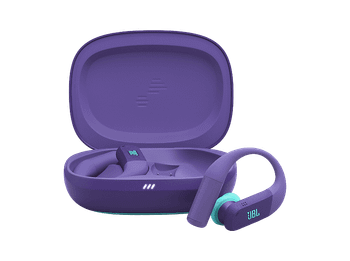 Auriculares deportivos - JBL Endurance Peak 4, Intraurales, Bluetooth, 48h Autonomía, 6 Micrófonos, Cancelación de Ruido Adaptativa, Morado